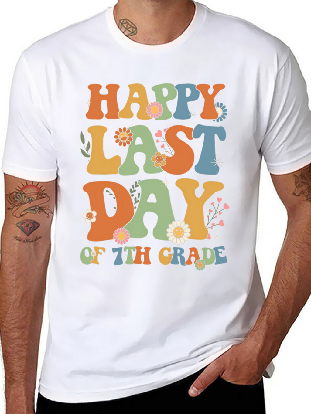 Happy Last Day of 7th Grade Graphic Tee