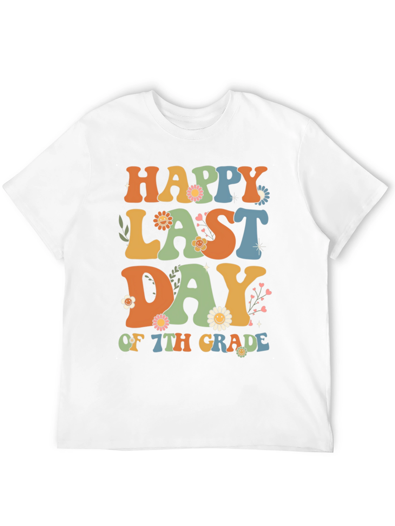 Happy Last Day of 7th Grade Graphic Tee