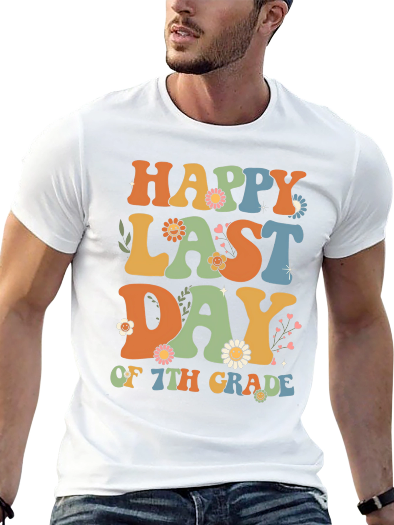 Happy Last Day of 7th Grade Graphic Tee