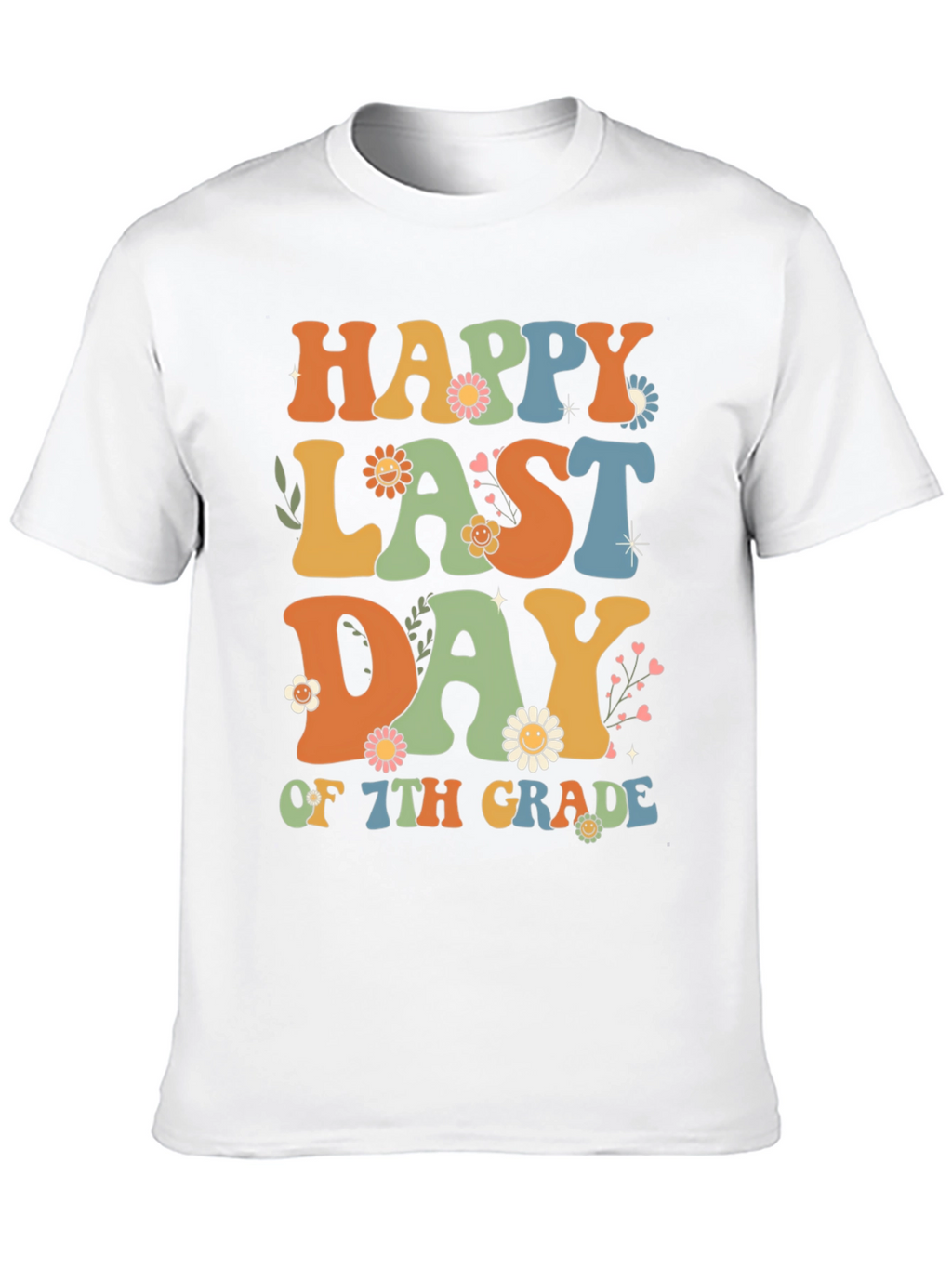 Happy Last Day of 7th Grade Graphic Tee