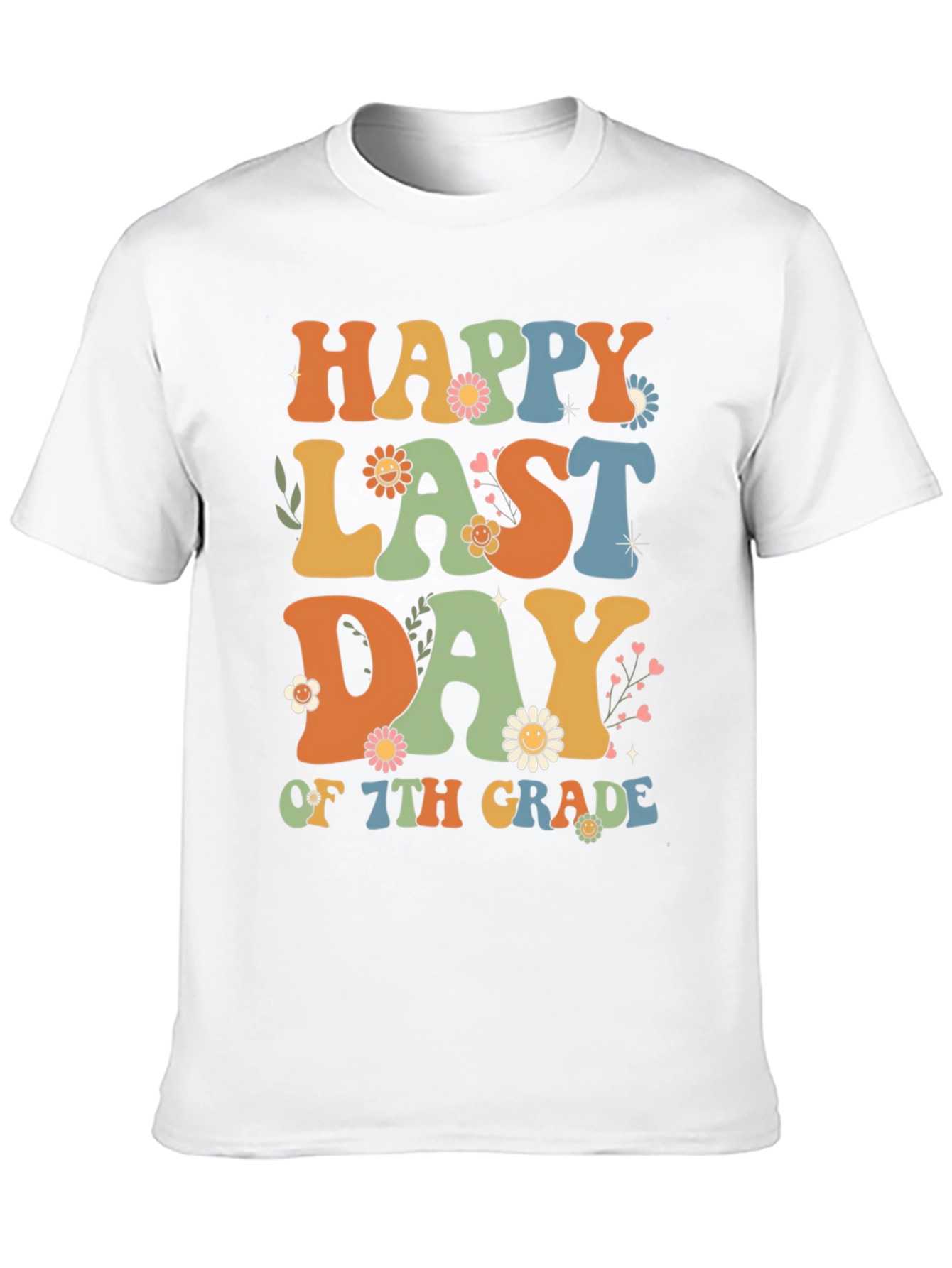 Happy Last Day of 7th Grade Graphic Tee