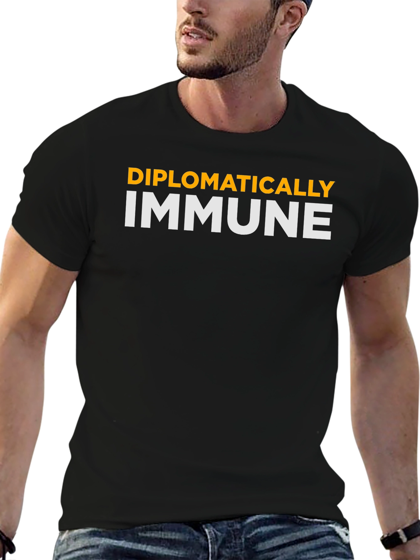 Diplomatically Immune T-Shirt - Funny Slogan Tee