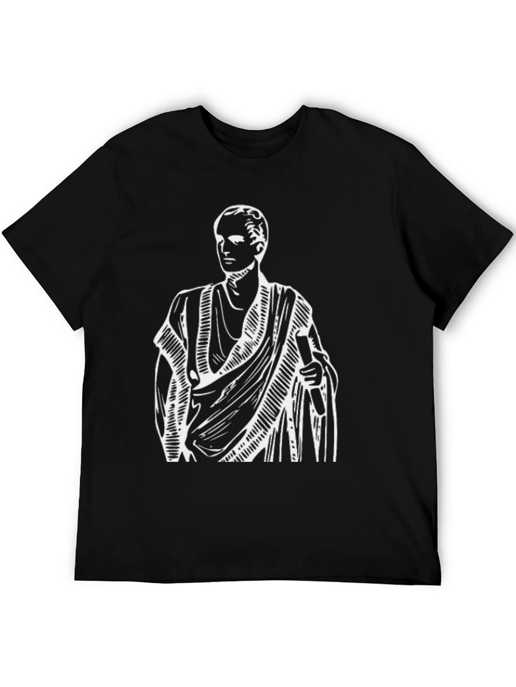Roman Emperor Graphic Tee - Black