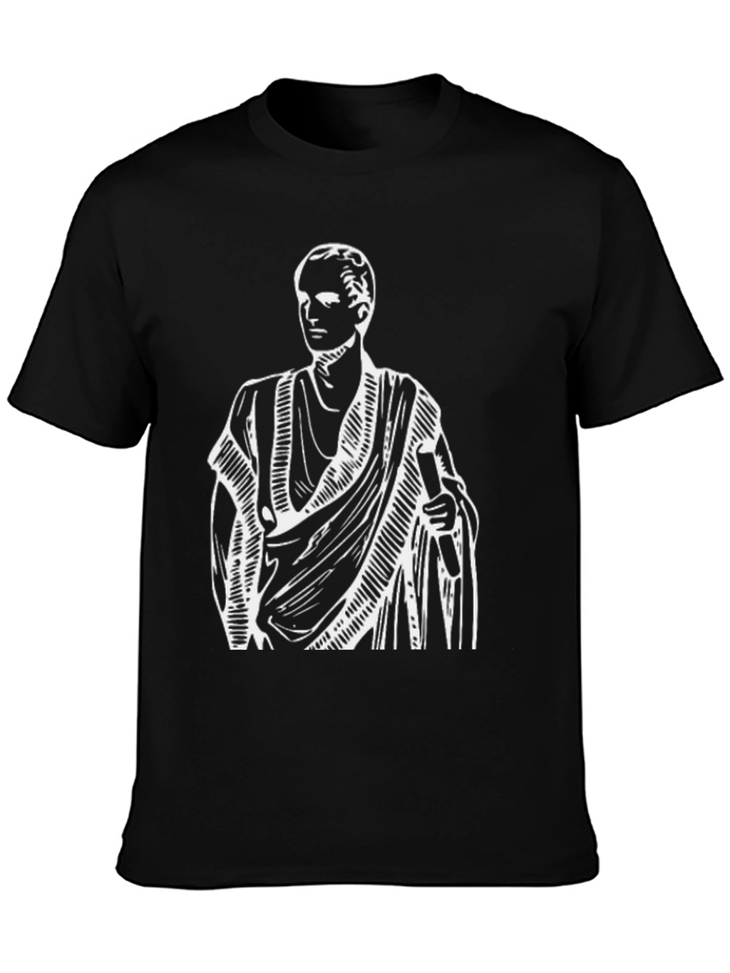 Roman Emperor Graphic Tee - Black