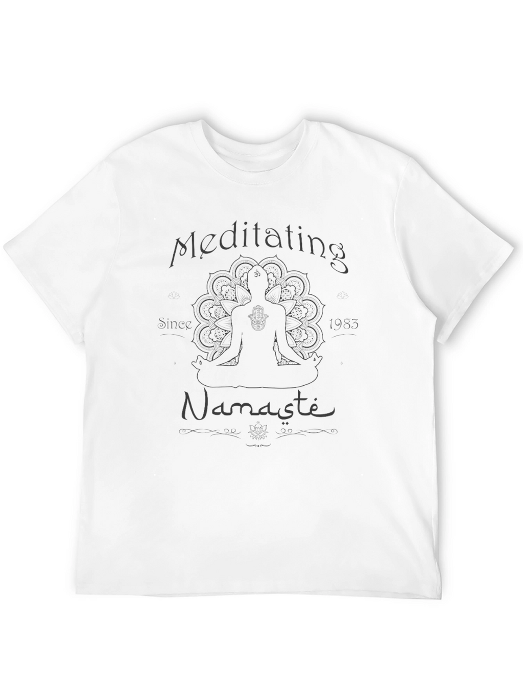 Meditating Namaste Graphic Tee