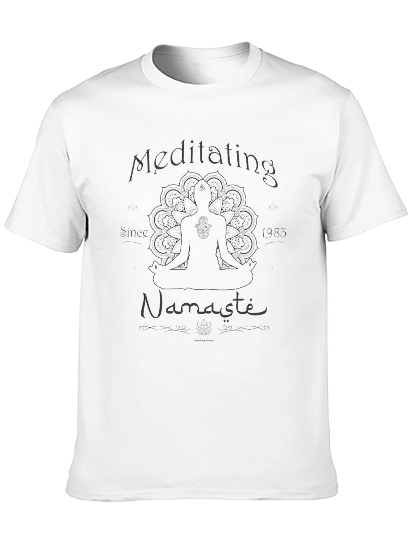 Meditating Namaste Graphic Tee