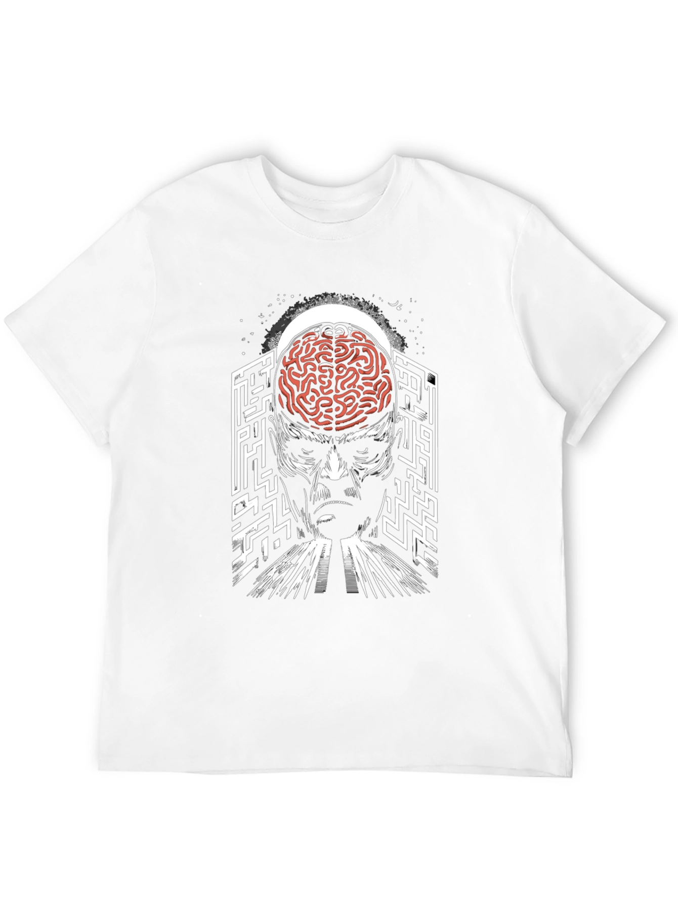 Brain Maze T-Shirt: Mind-Bending Graphic Tee