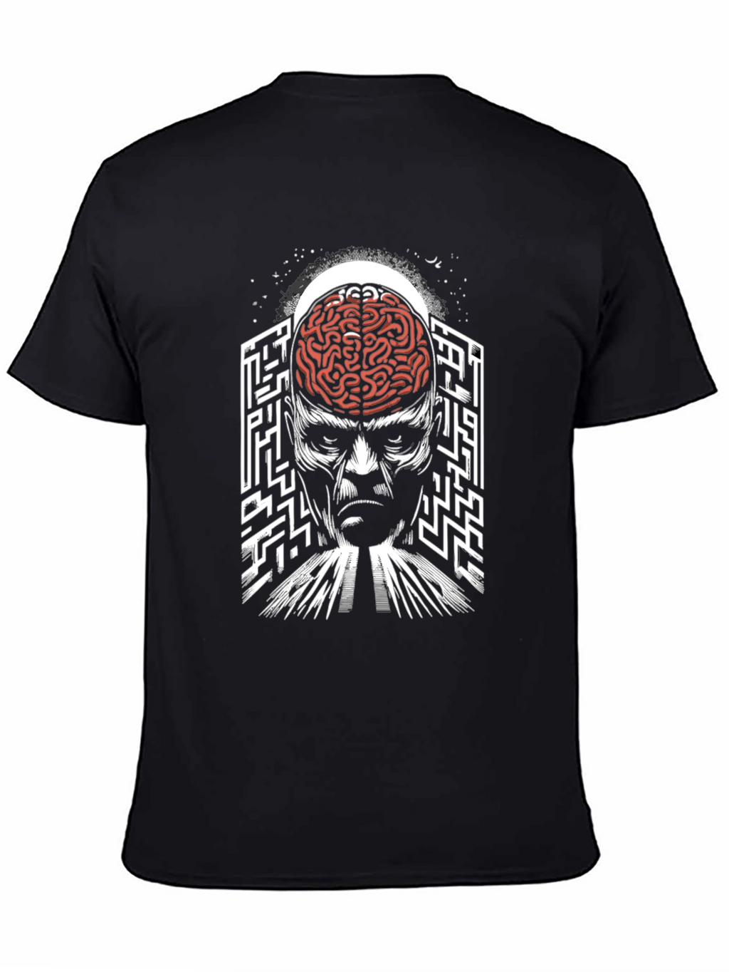 Brain Maze T-Shirt: Mind-Bending Graphic Tee