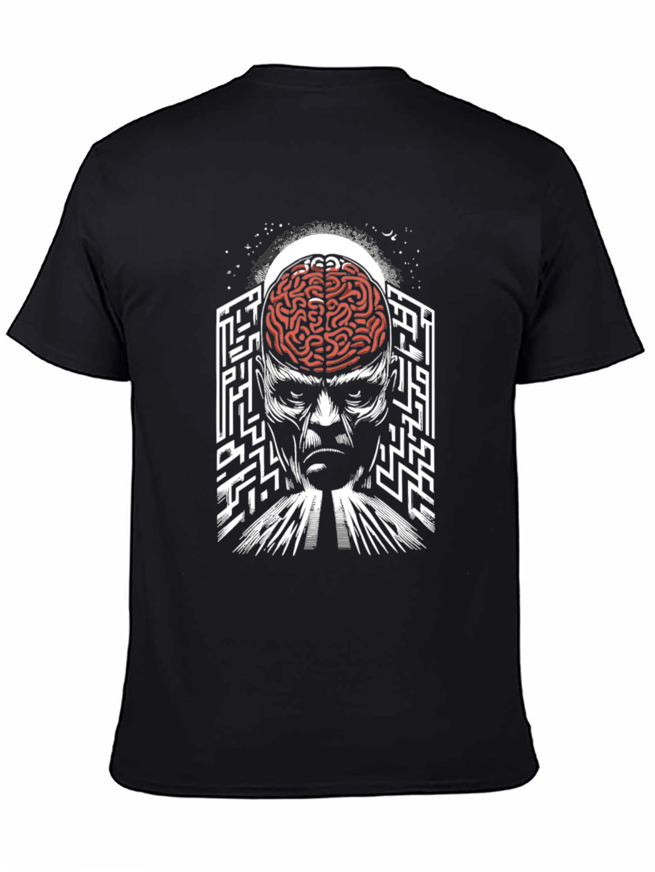 Brain Maze T-Shirt: Mind-Bending Graphic Tee
