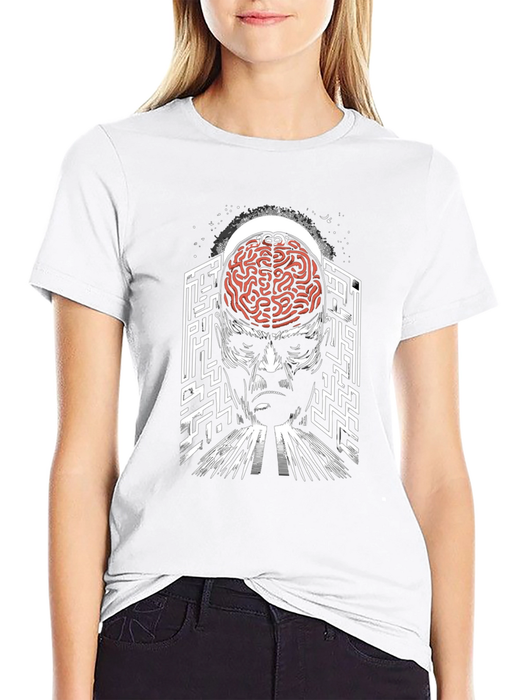 Brain Maze T-Shirt: Mind-Bending Graphic Tee