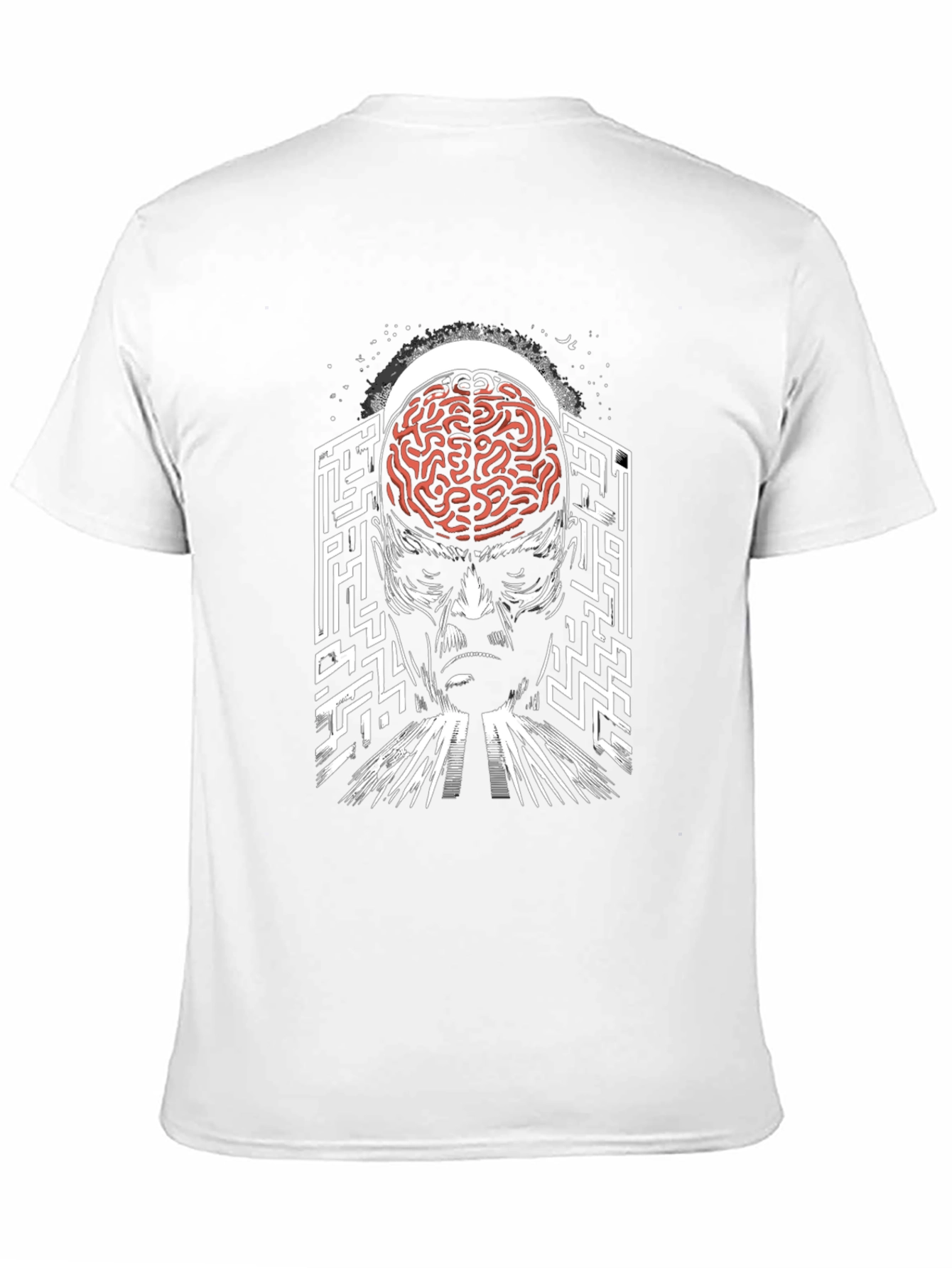 Brain Maze T-Shirt: Mind-Bending Graphic Tee