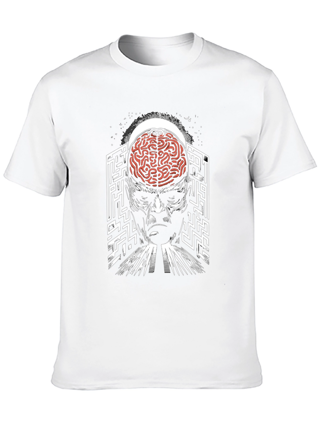 Brain Maze T-Shirt: Mind-Bending Graphic Tee