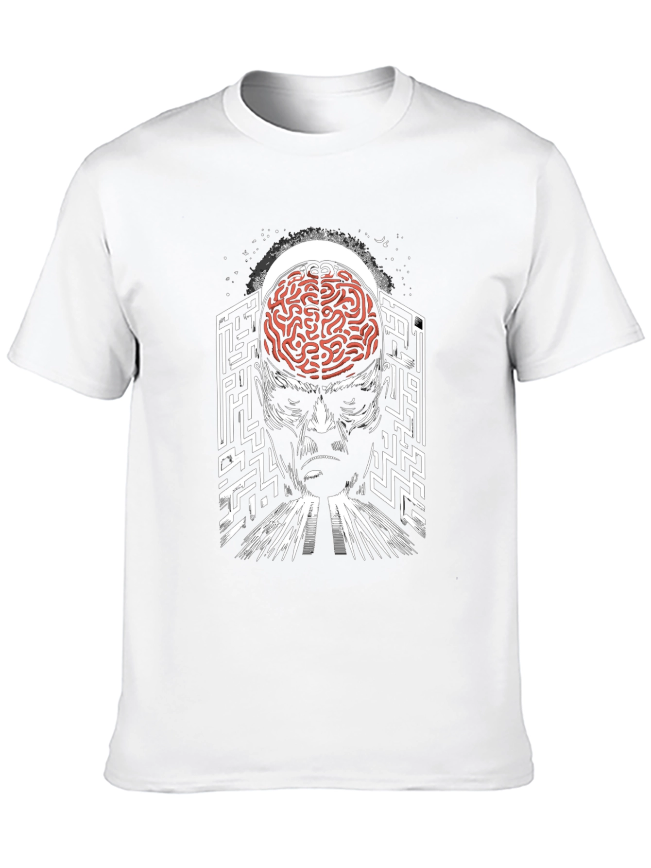 Brain Maze T-Shirt: Mind-Bending Graphic Tee