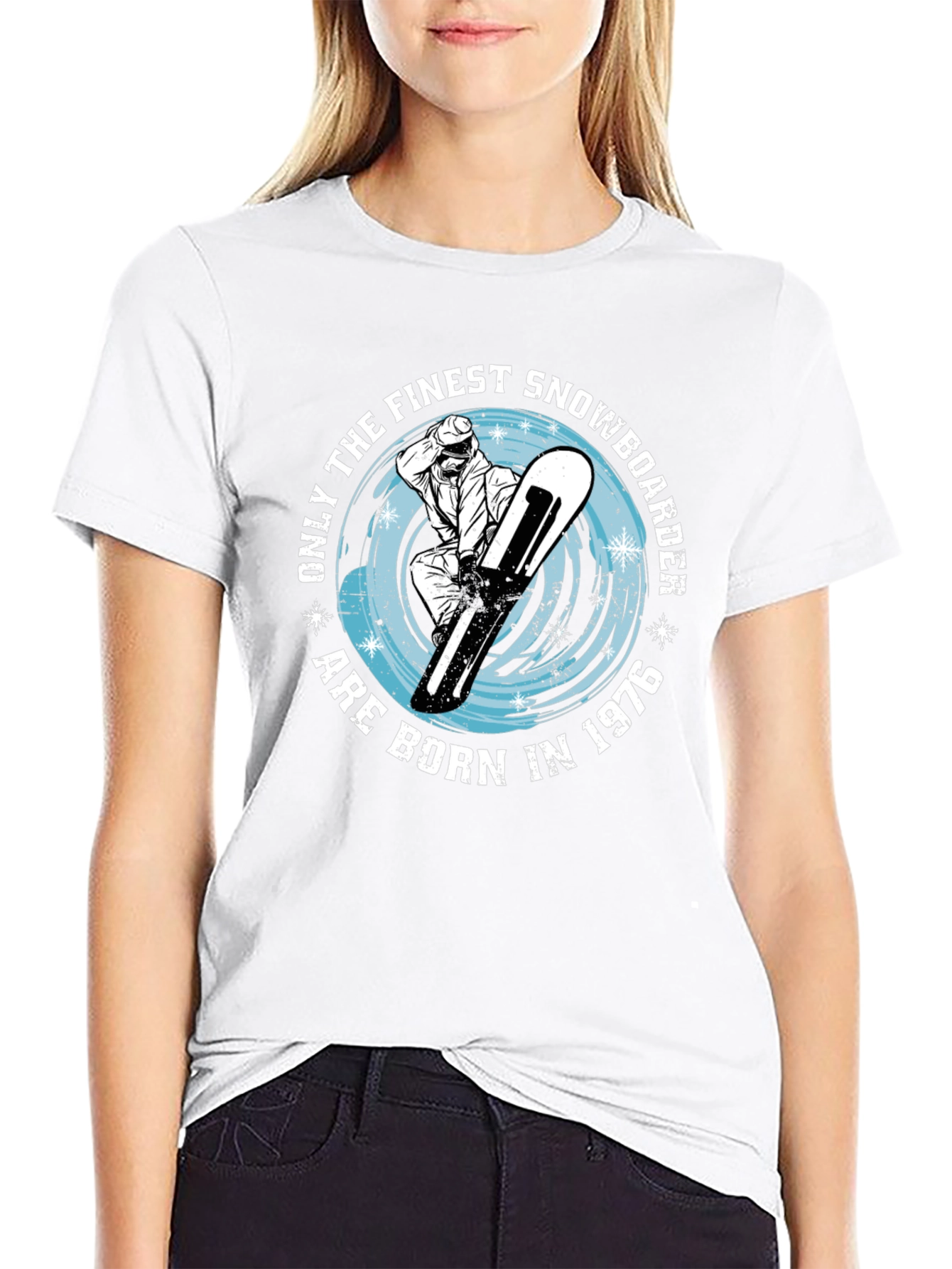 Finest Snowboarder Born in 1976 T-Shirt