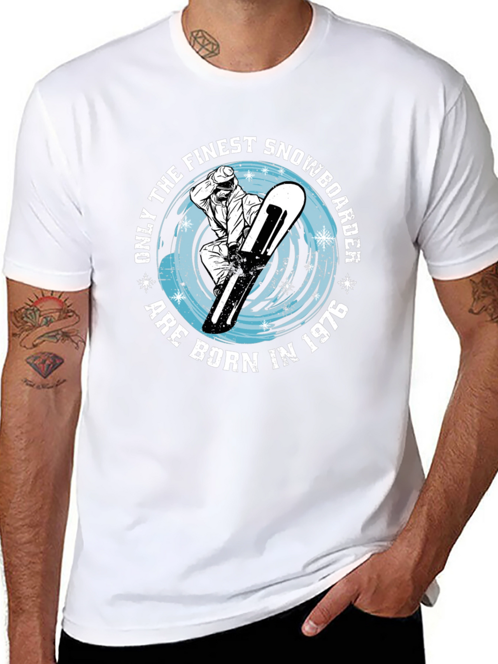 Finest Snowboarder Born in 1976 T-Shirt