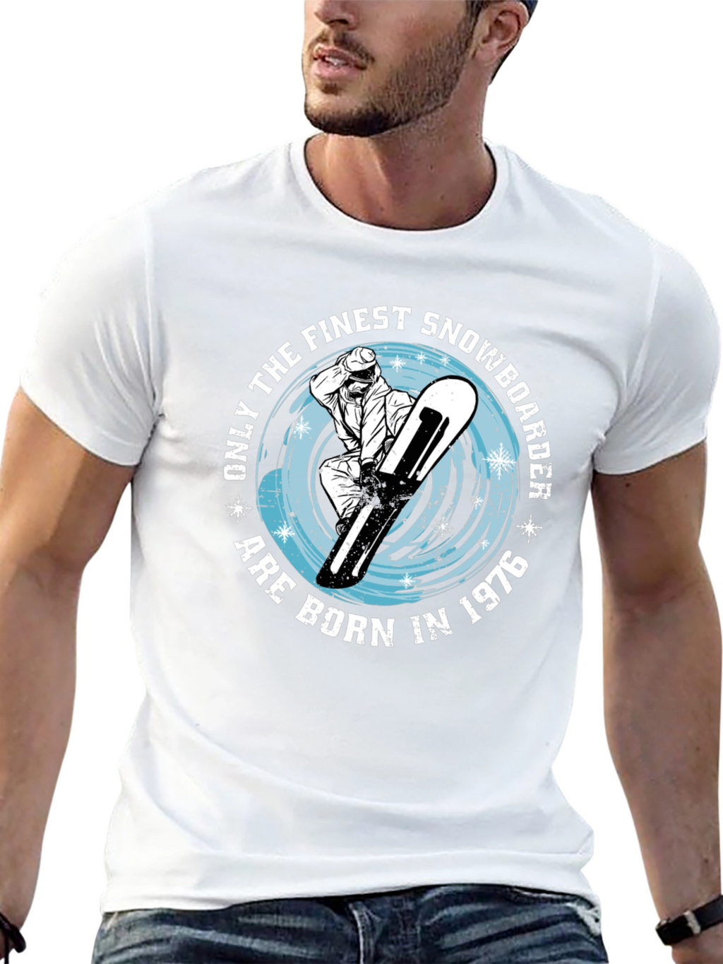 Finest Snowboarder Born in 1976 T-Shirt