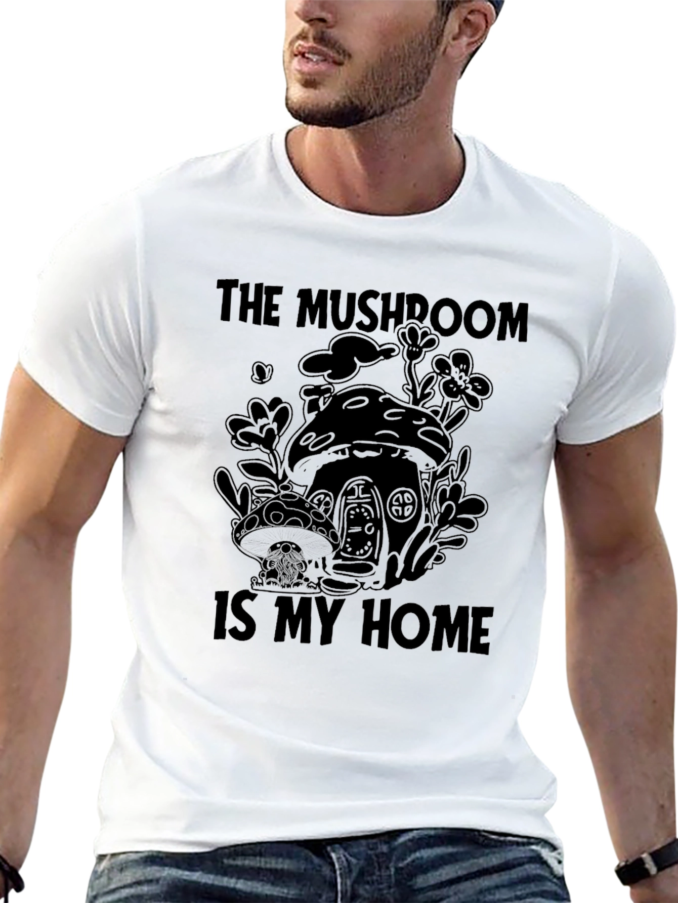 The Mushroom Is My Home Graphic Tee