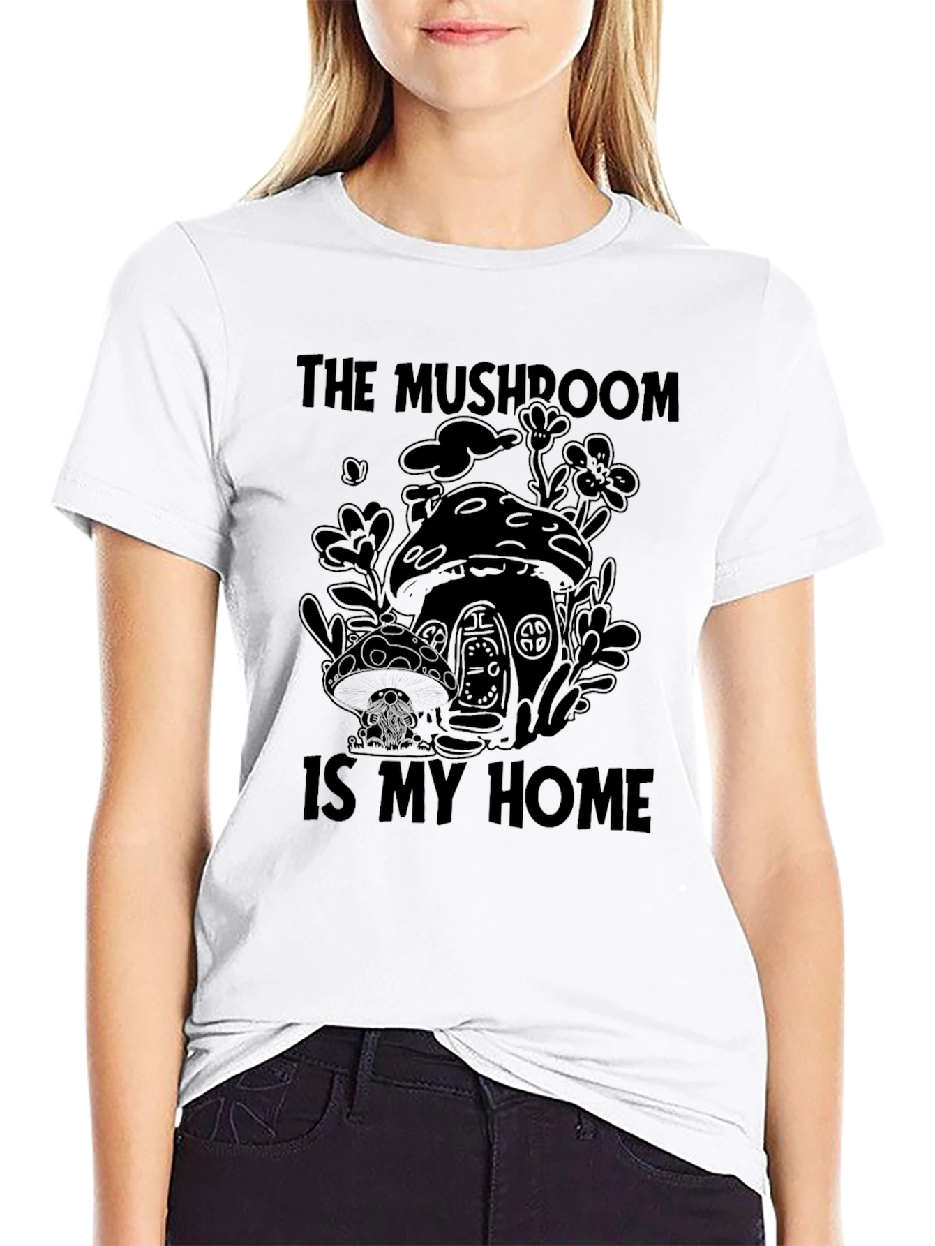 The Mushroom Is My Home Graphic Tee