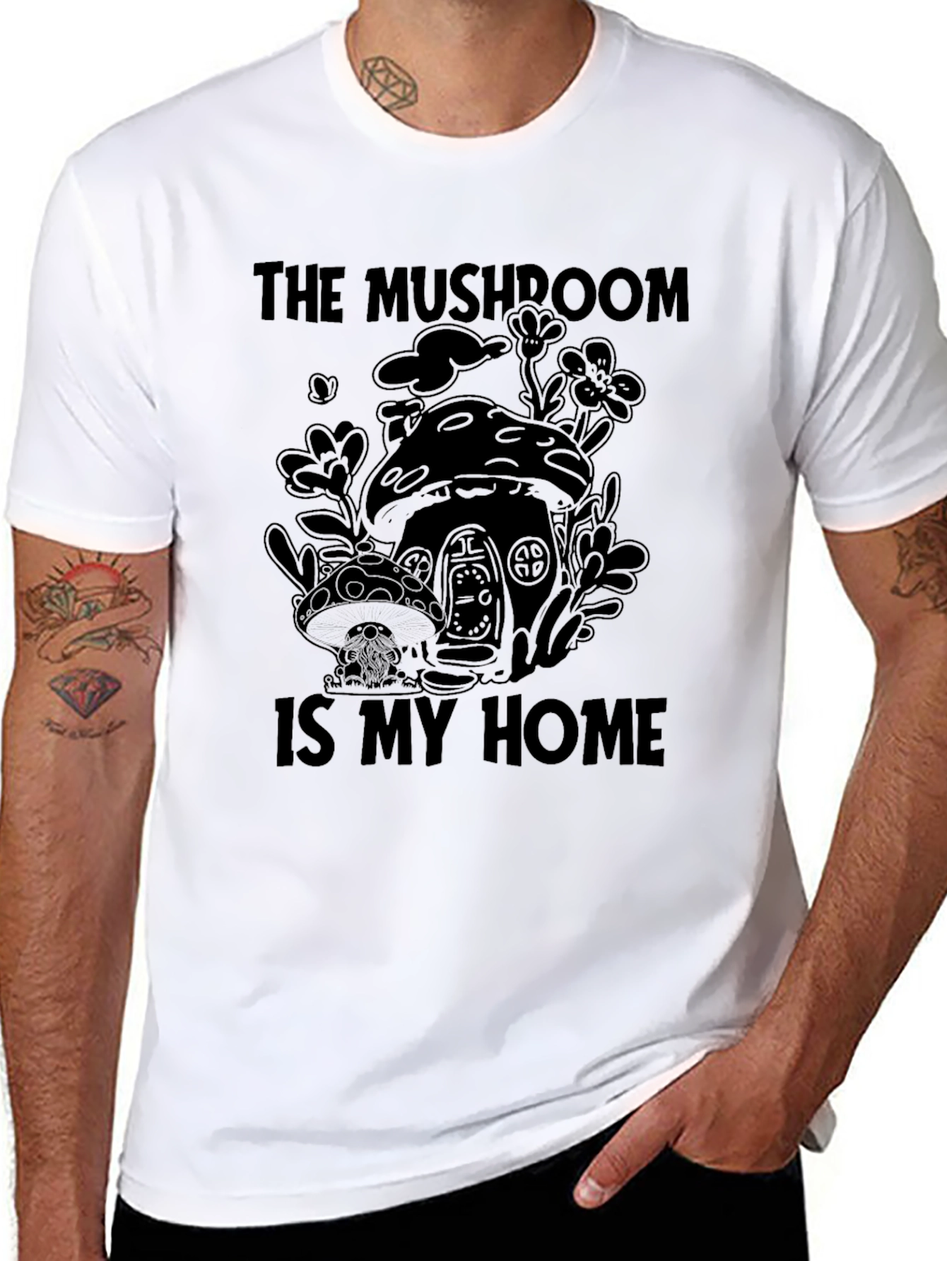The Mushroom Is My Home Graphic Tee
