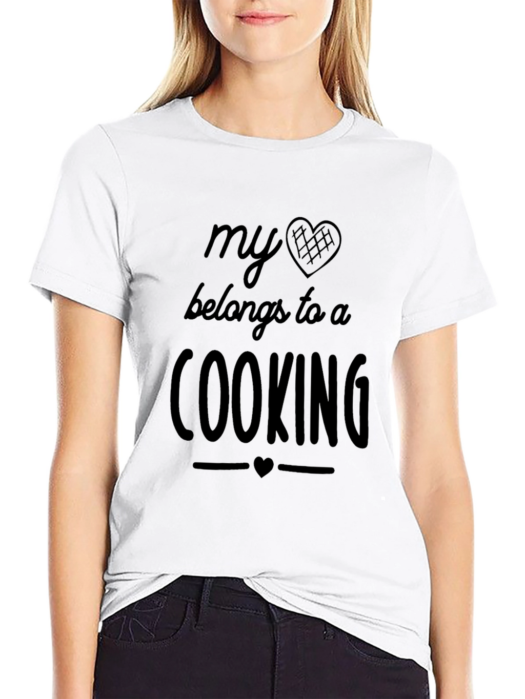 My Heart Belongs to a Cooking T-Shirt
