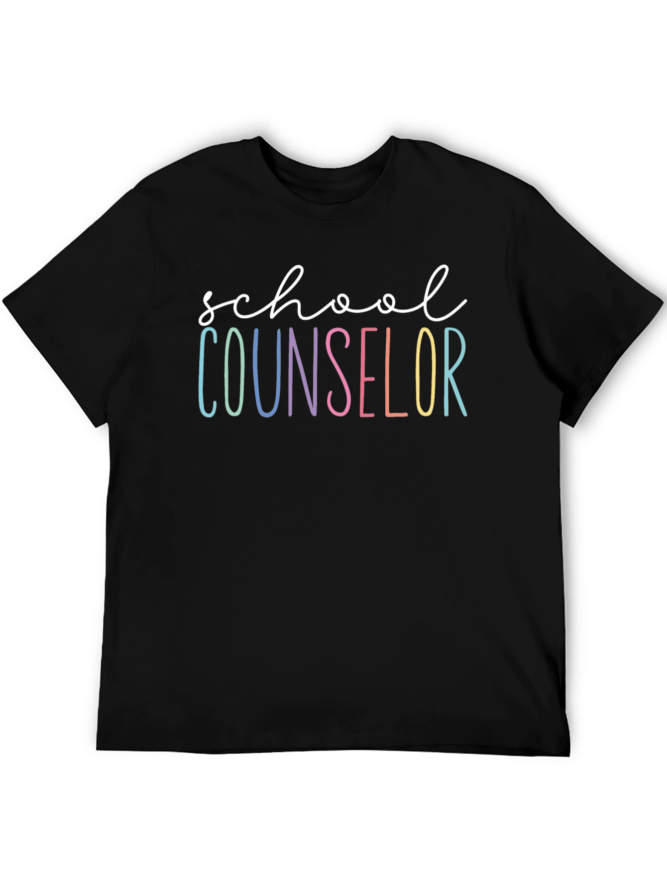 School Counselor Tee - Colorful Counselor T-Shirt