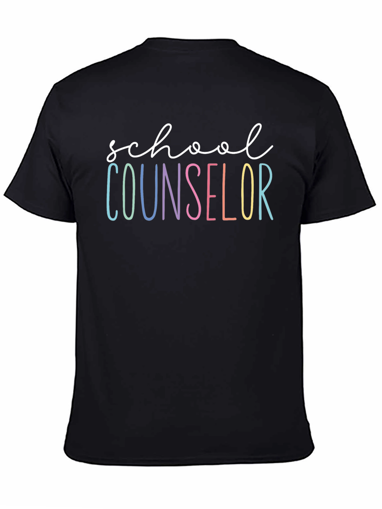 School Counselor Tee - Colorful Counselor T-Shirt