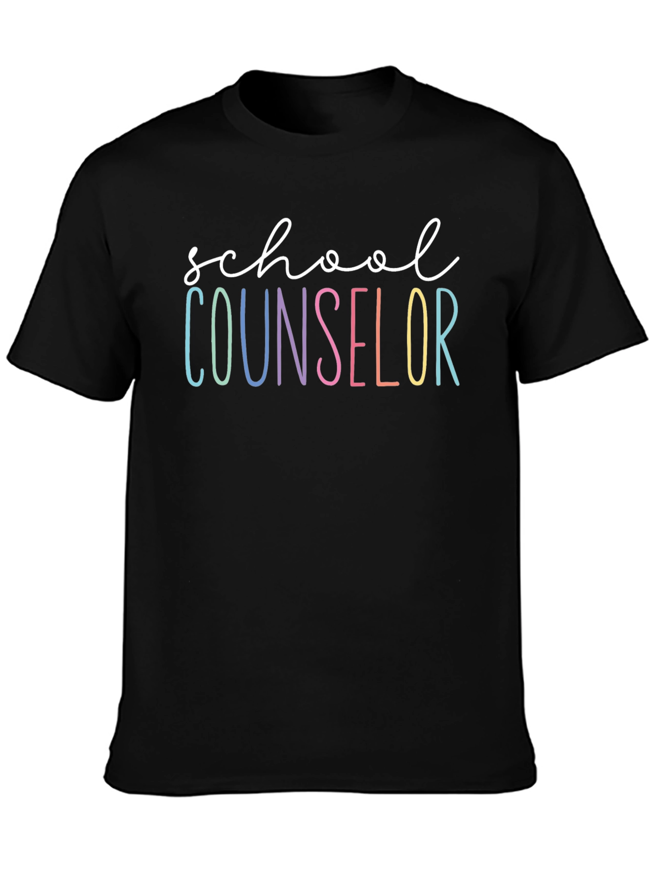 School Counselor Tee - Colorful Counselor T-Shirt