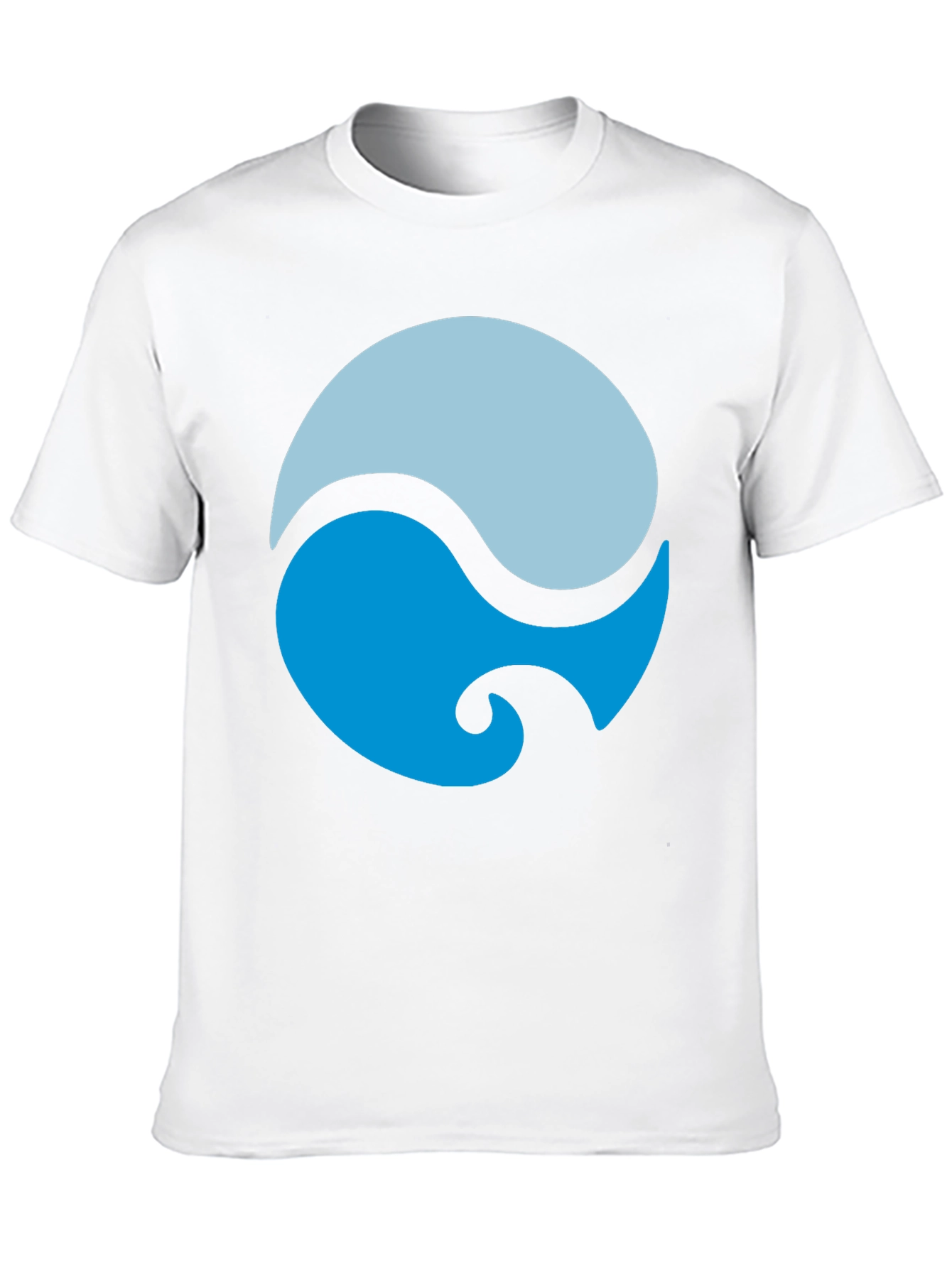 Yin Yang Water Style Black Tee