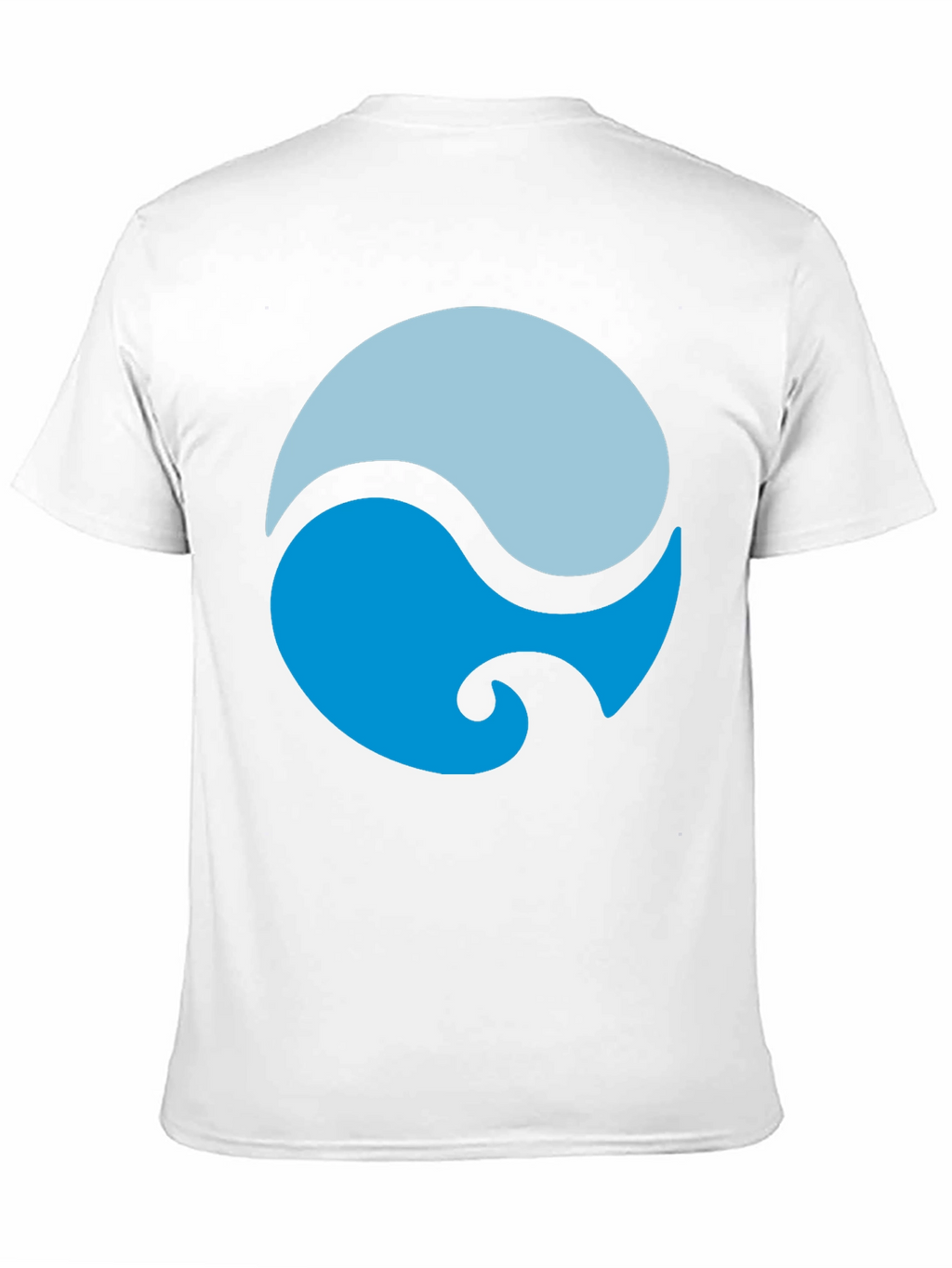 Yin Yang Water Style Black Tee