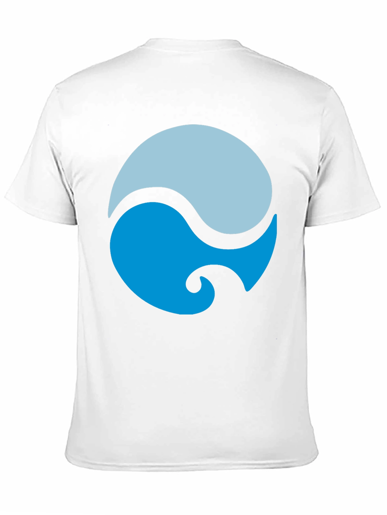 Yin Yang Water Style Black Tee
