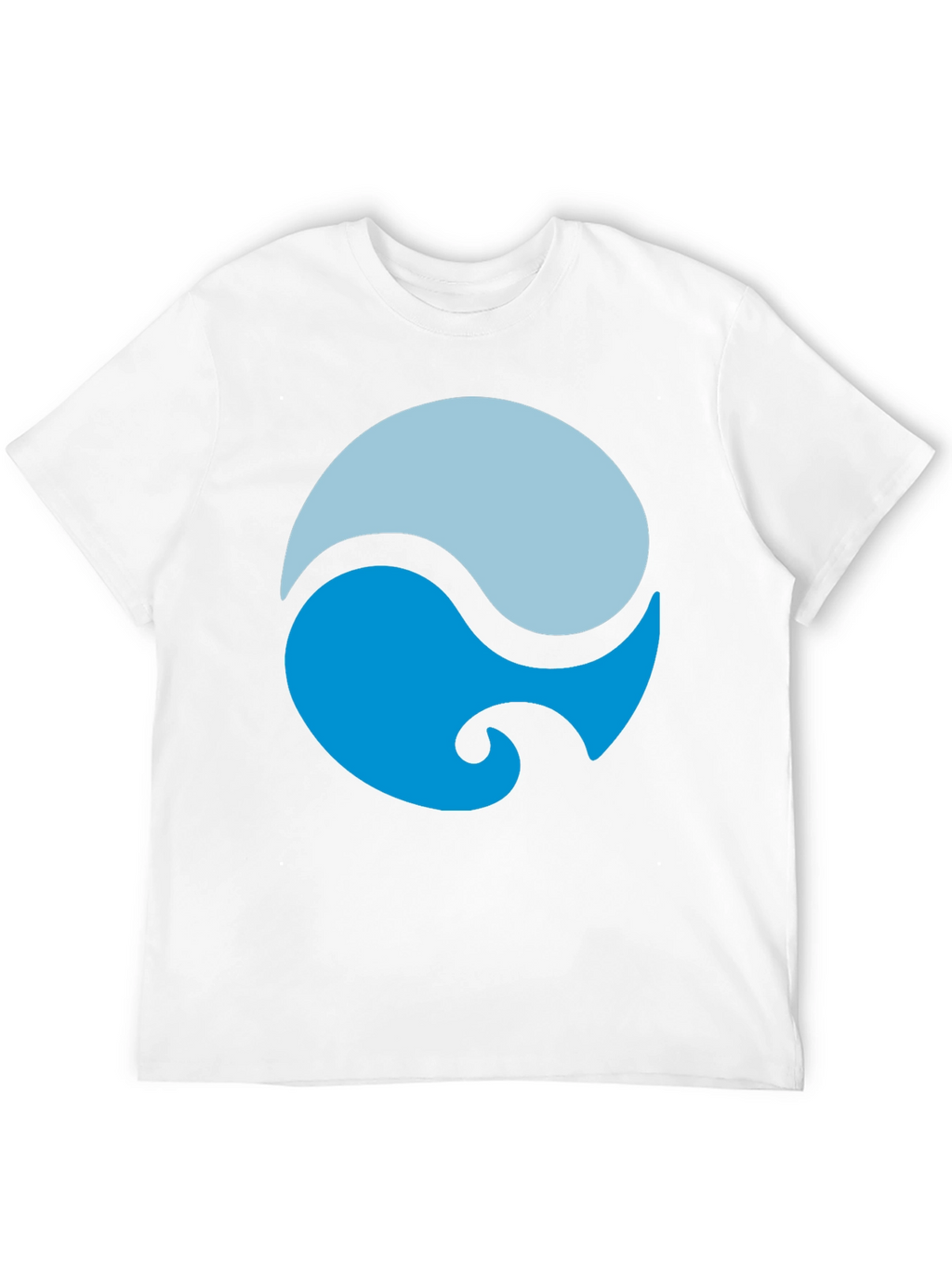 Yin Yang Water Style Black Tee