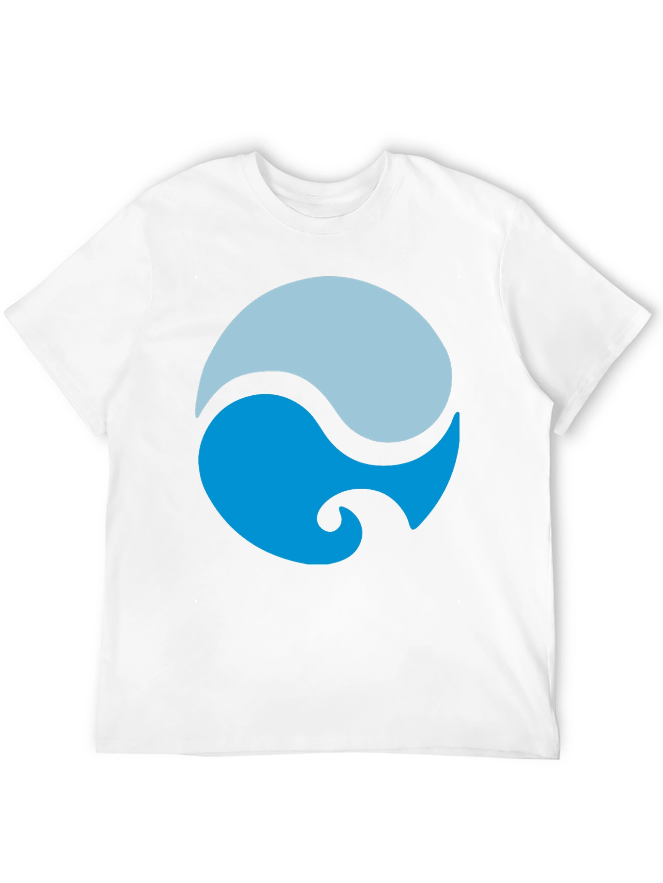 Yin Yang Water Style Black Tee