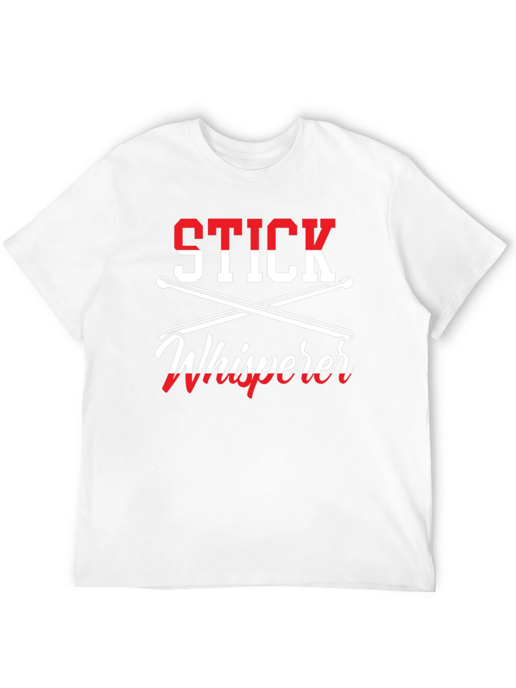 Stick Whisperer Drummer T-Shirt - Music Lover Gift