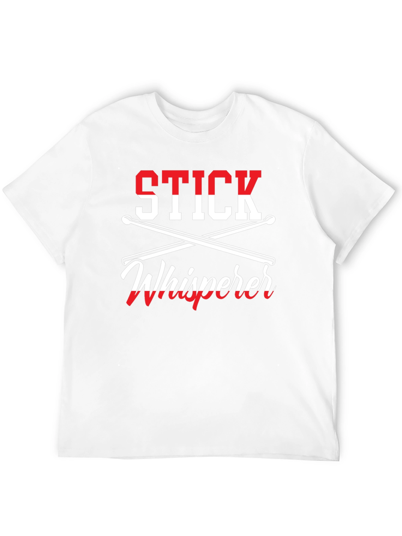 Stick Whisperer Drummer T-Shirt - Music Lover Gift