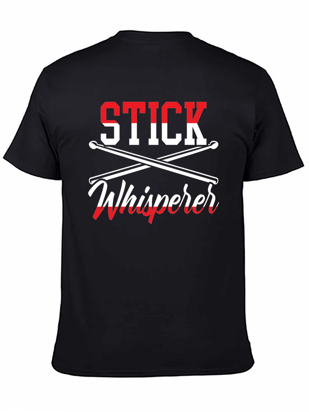 Stick Whisperer Drummer T-Shirt - Music Lover Gift