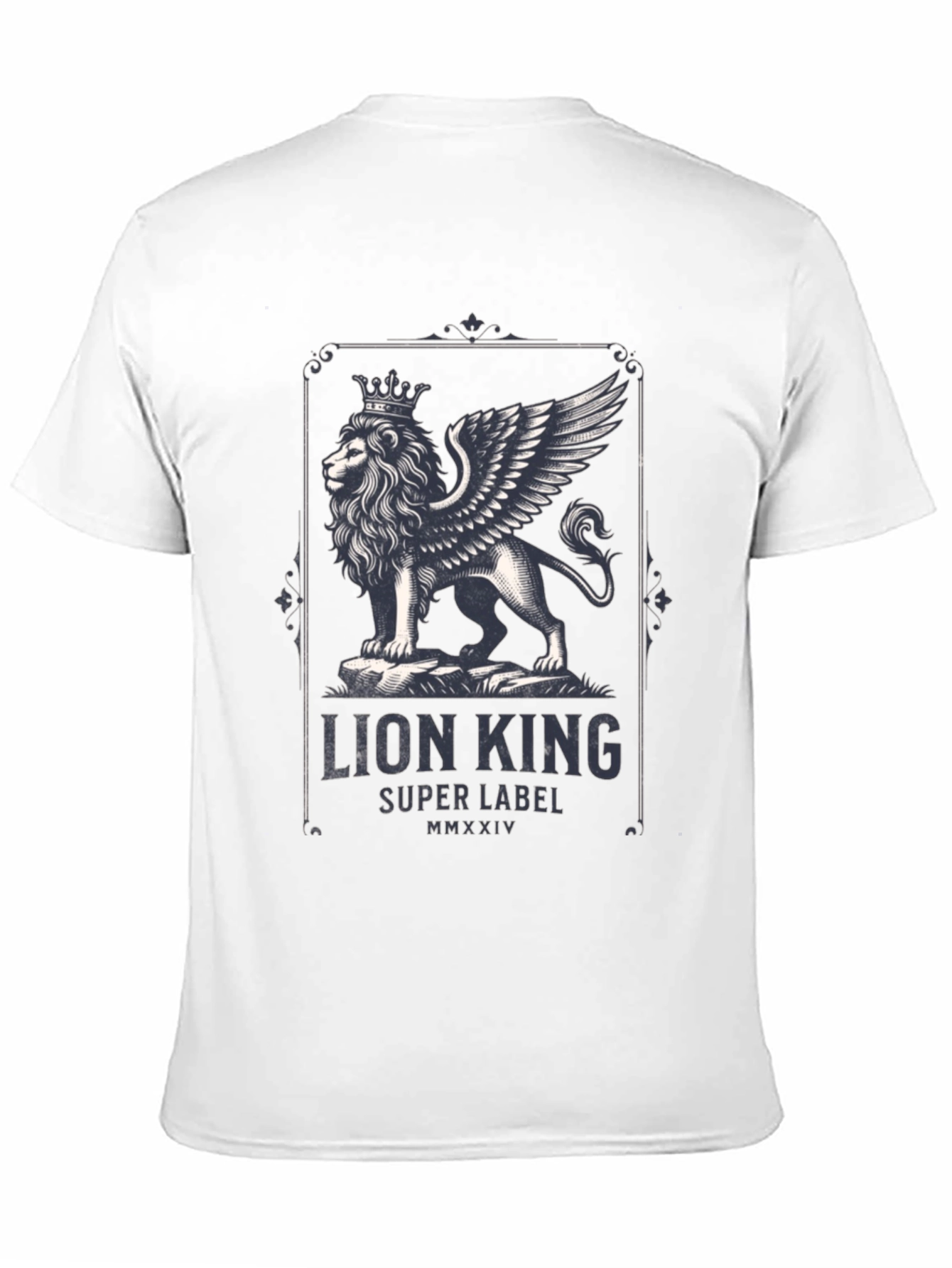 Lion King Graphic Print Black T-Shirt