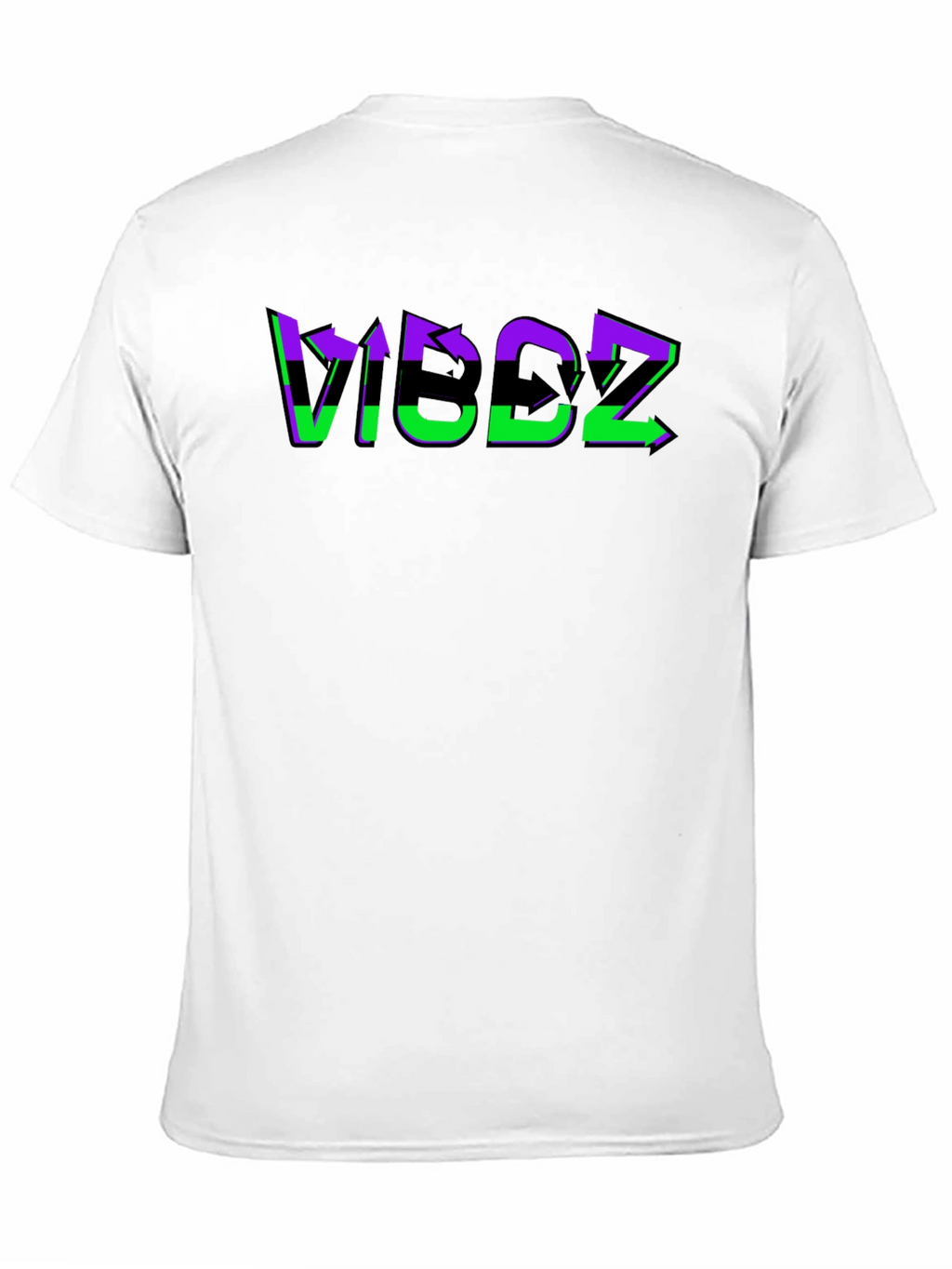 VIBDZ Graphic Print Black T-Shirt