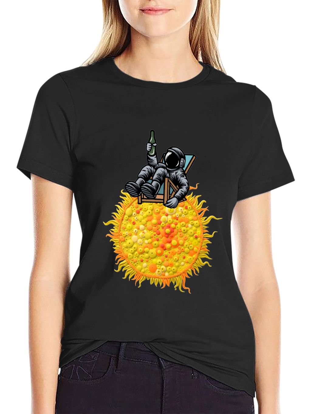 Astronaut Sun Lounger T-Shirt - Relax in Style