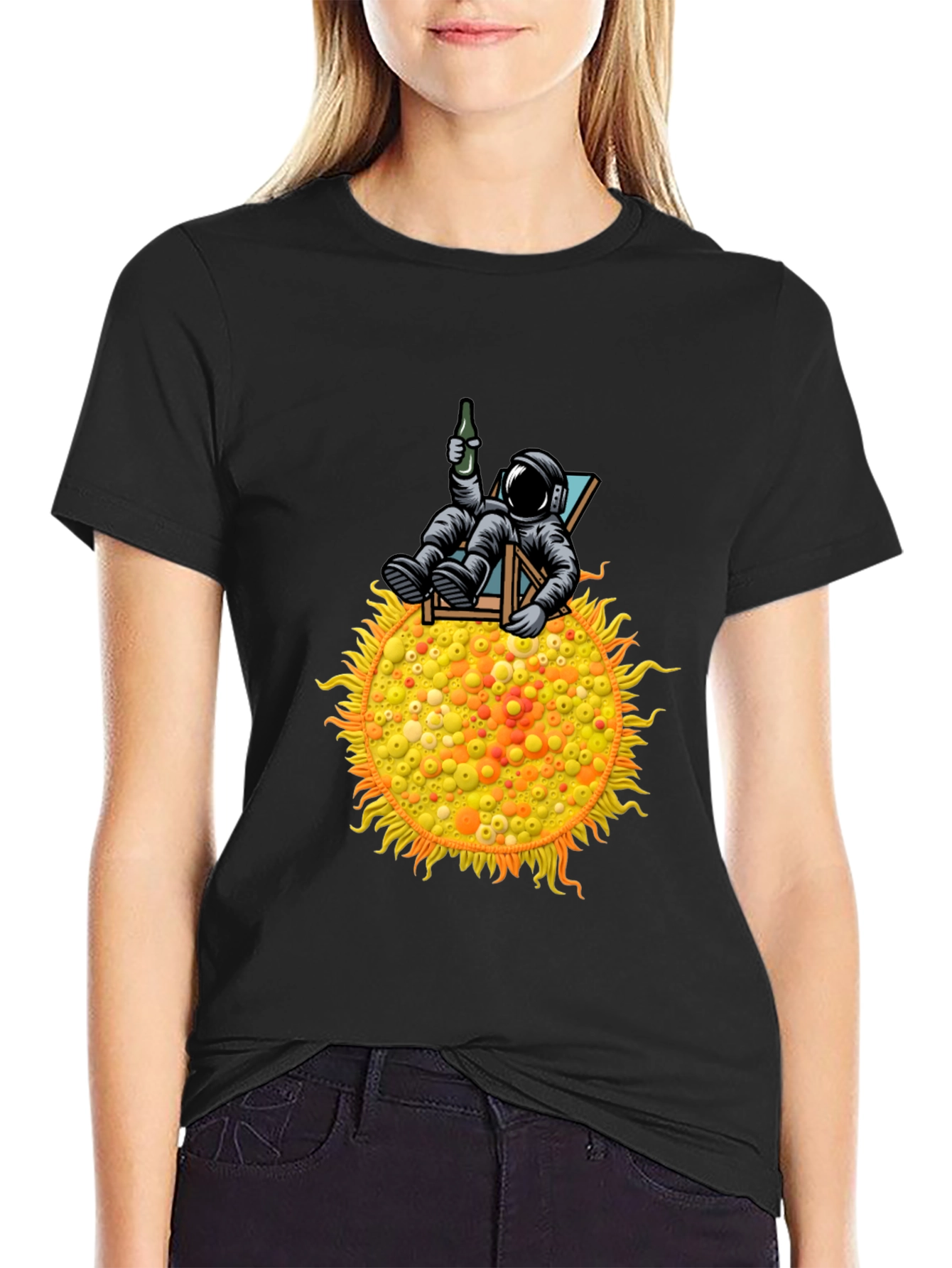 Astronaut Sun Lounger T-Shirt - Relax in Style