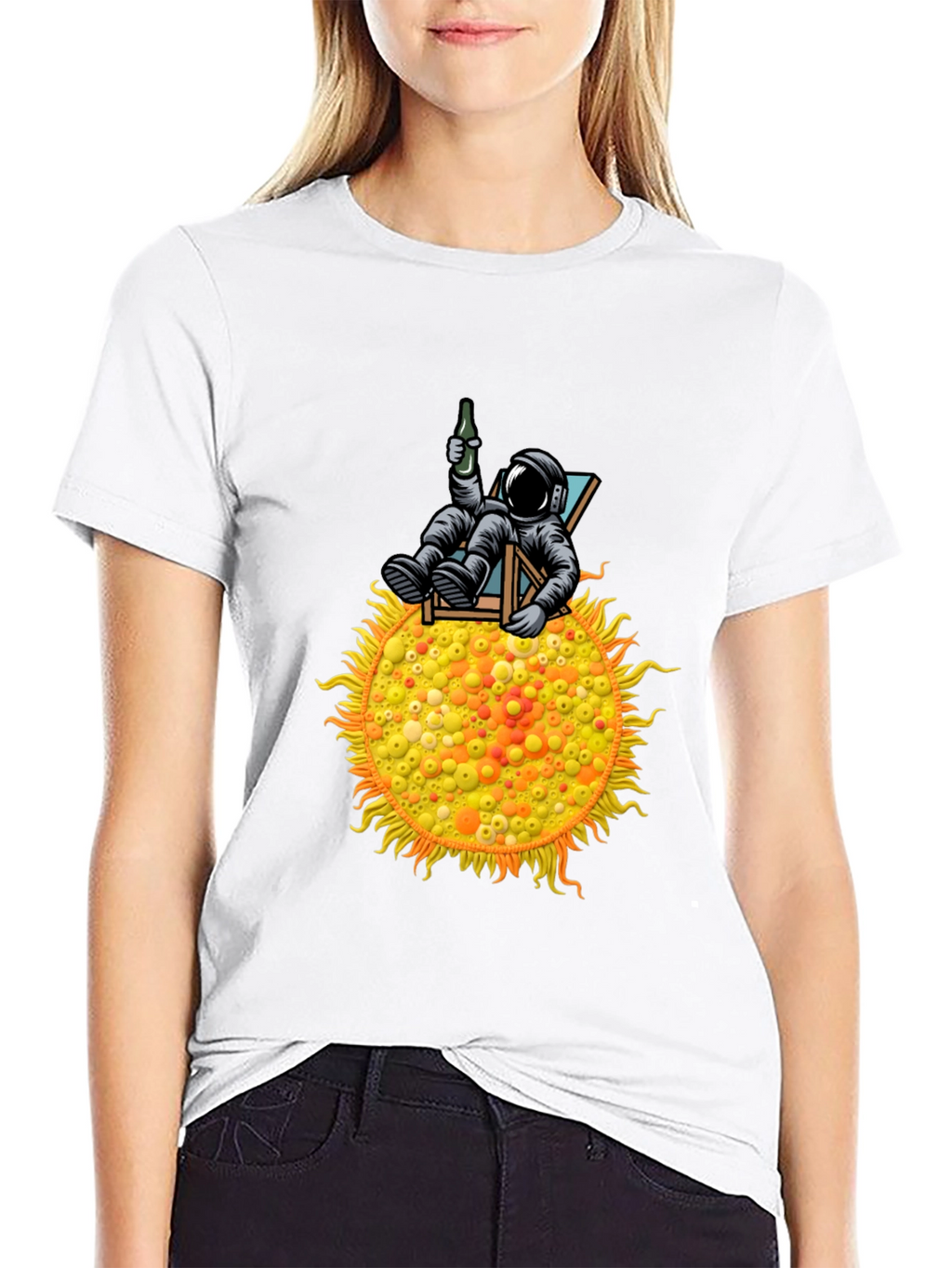 Astronaut Sun Lounger T-Shirt - Relax in Style