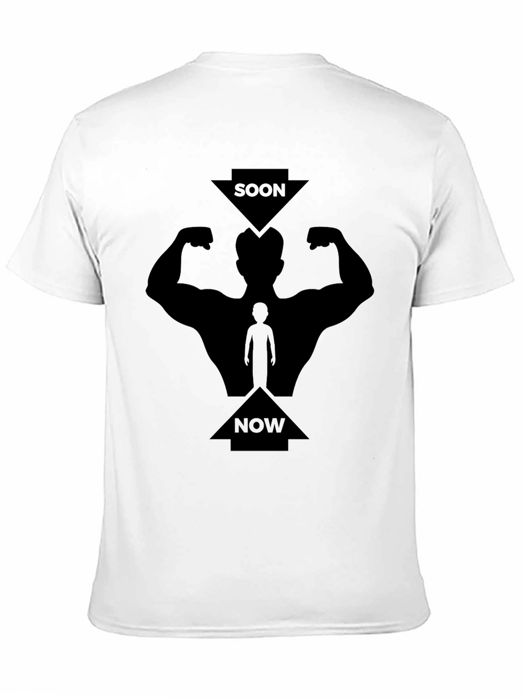 Soon Now Muscles Graphic Tee - Black