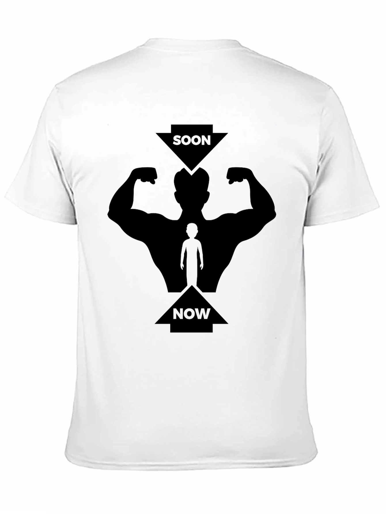 Soon Now Muscles Graphic Tee - Black