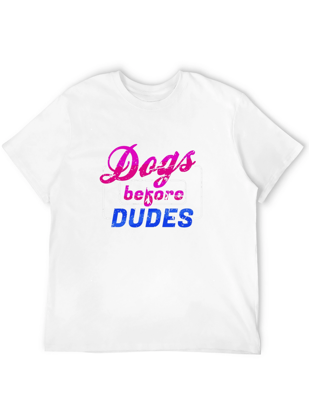 Dogs Before Dudes Graphic Tee - Black