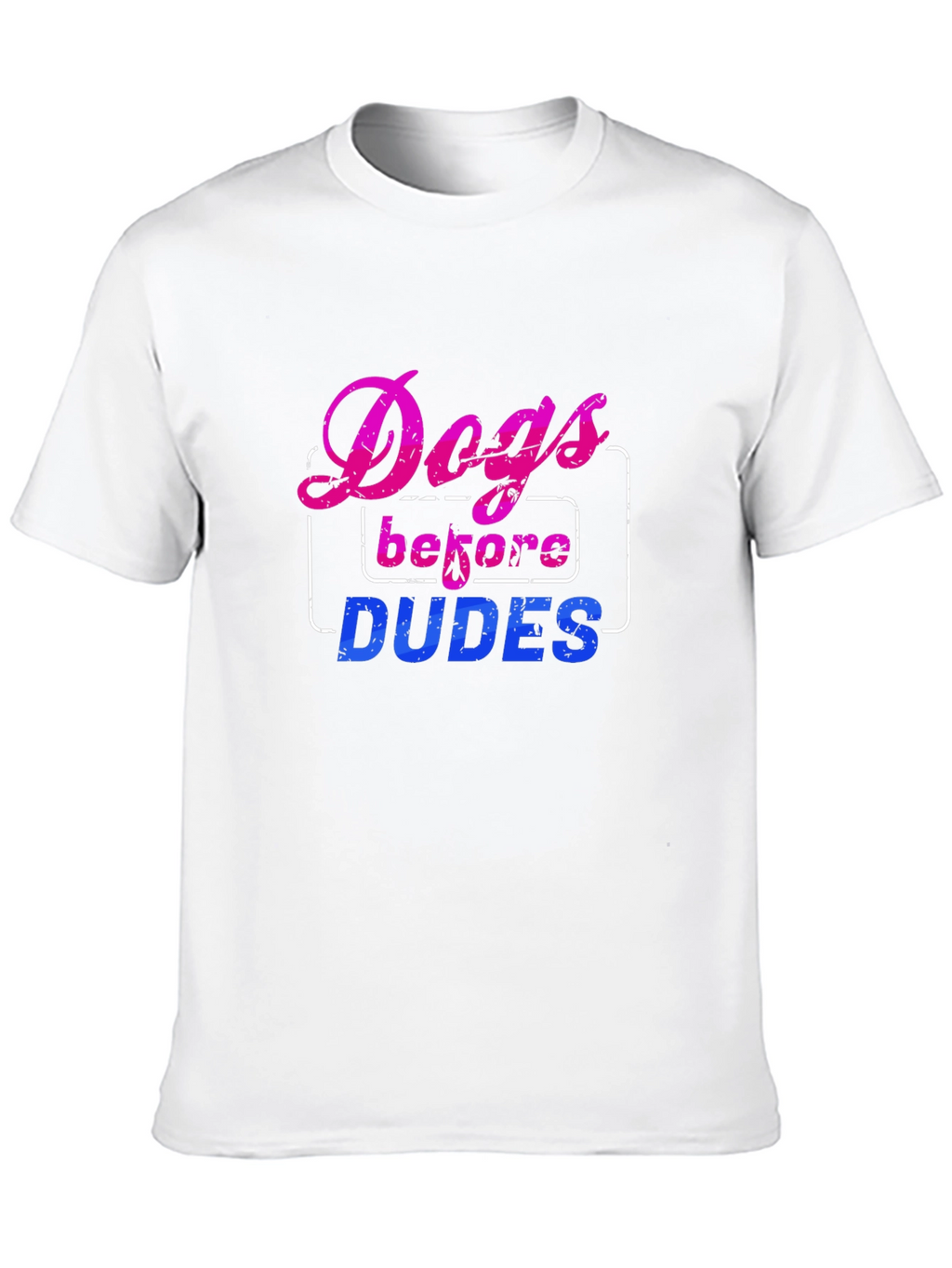 Dogs Before Dudes Graphic Tee - Black