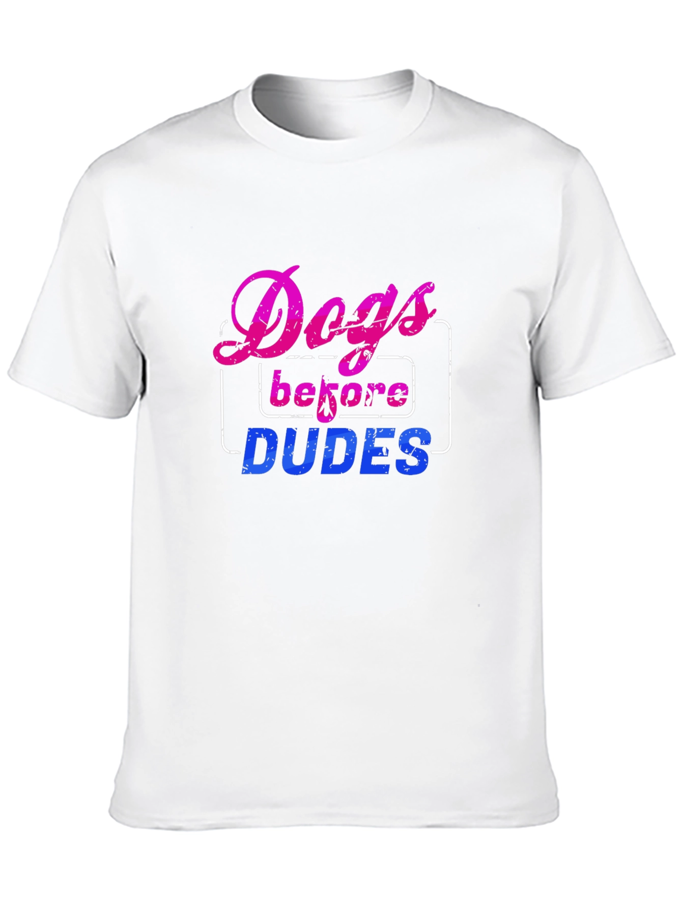 Dogs Before Dudes Graphic Tee - Black