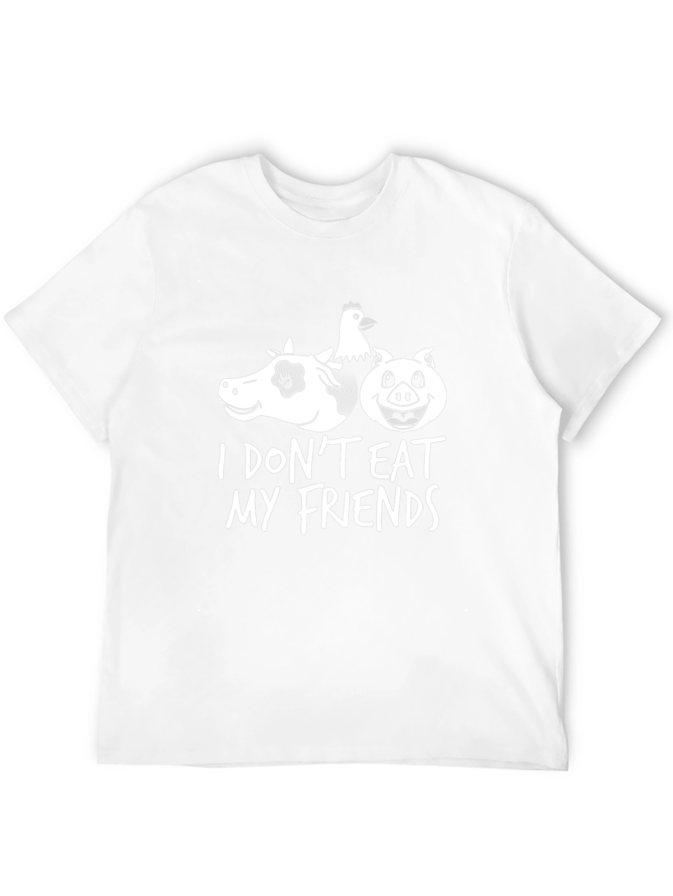 Vegan I Dont Eat My Friends T-Shirt