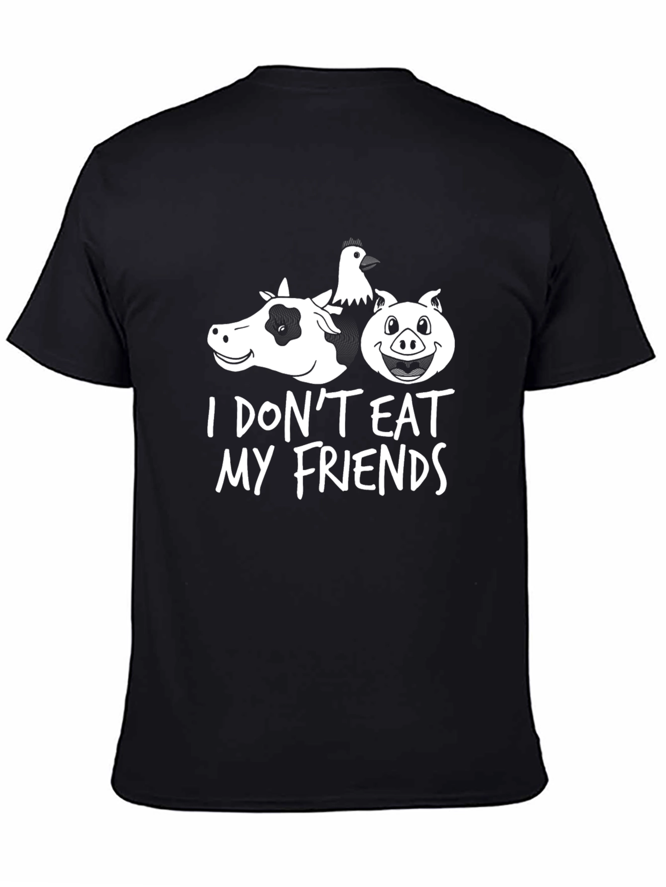 Vegan I Dont Eat My Friends T-Shirt