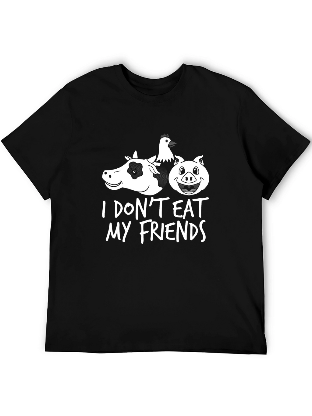 Vegan I Dont Eat My Friends T-Shirt