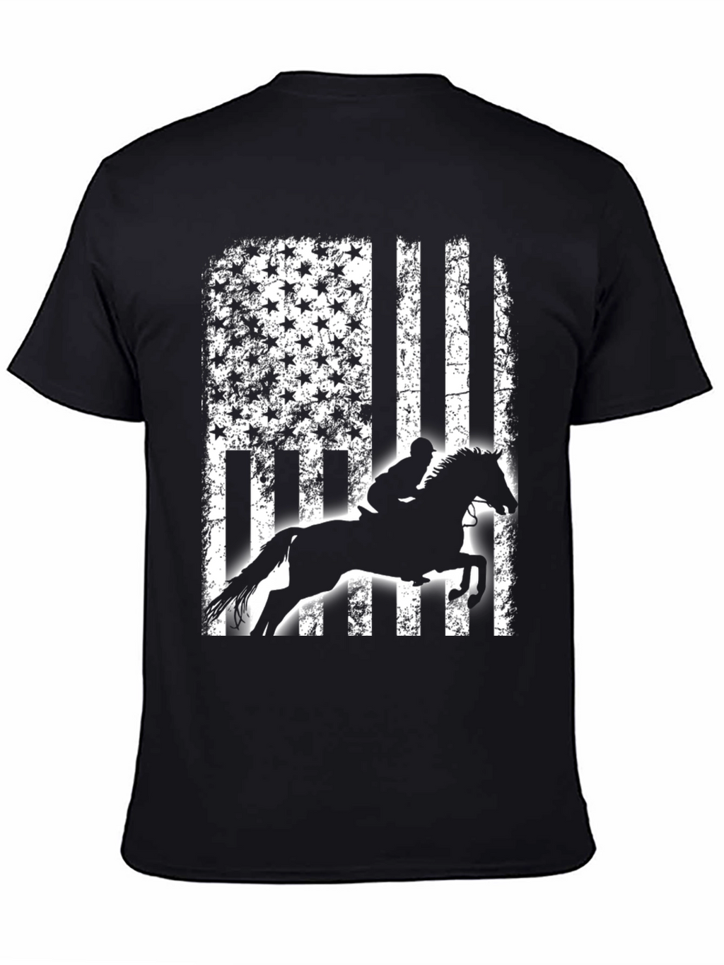 American Flag Equestrian T-Shirt