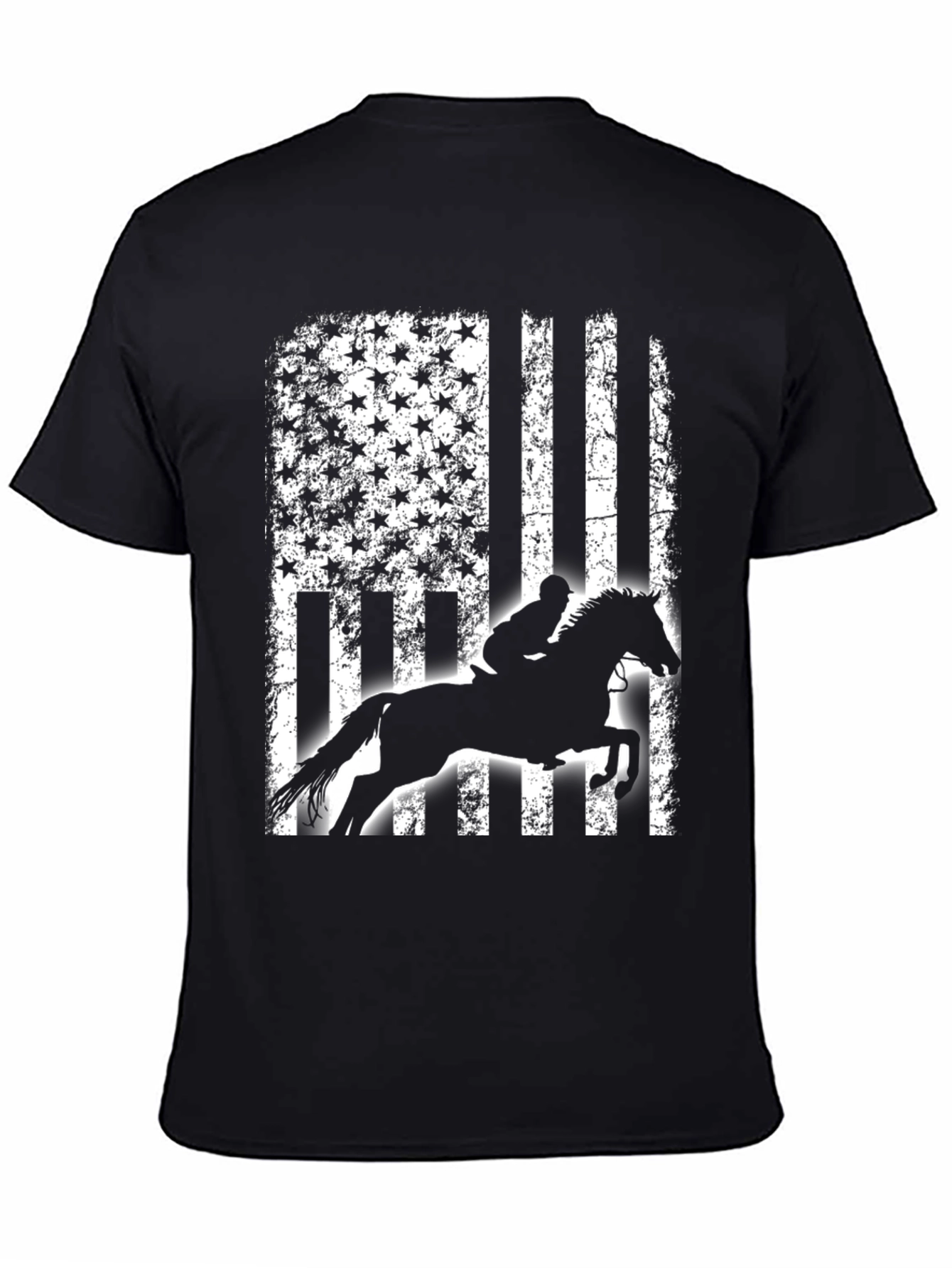American Flag Equestrian T-Shirt